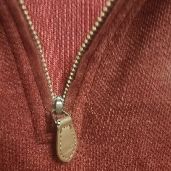 Vineyard Vines Men’s Cotton Mock Neck Long Sleeve Half Zip Sweater Size M - Picture 4 of 6